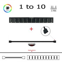 C.M 컴퓨터 VGA 부품 GEFORCE RTX LED 그래픽 카드 DIY 장식 플레이트 명판 라이트 프로그래밍 가능 ARGB, 12 3PIN 1to10