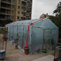 온실뼈대 단열창고 겨울창고 온실 원예 비닐하우스, 가로 2미터 세로 2미터 높이 2.25미터(필름 제공)