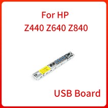 HP Z440 Z640 Z840 서버 워크 스테이션 섀시 전면 스위치 보드 용 USB 보드 4-USB 포트 USB 보드 스위치 케, 01 Z440