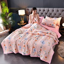 프리미엄모달호텔침구 이블 극세사이불 세사 패드 여르이불 세척 면 이불 에어컨 이불 부드러운 통기성 담요 얇은 잎 인쇄 침대보 침대 커버 홈 섬유