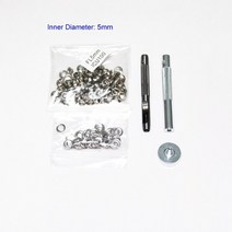 100s 실버 메탈 eyelets 4mm 5mm 6mm 8mm 10mm 구멍 펀치 도구 신발 가방 가죽 벨트 그로멧