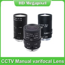 카메라 렌즈 HD 2.8-12mm/5-50mm/6-60mm 수동 가변 초점 렌즈 CS Mout CCTV 카메라 산업용 현미경 보안 박, 03 6-60mm