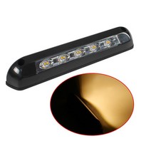 오토바이 견인 트레일러캐러밴 모터 홈 방수 블랙 12V/24V LED 어닝 베란다 조명, 02 011204
