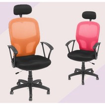 회사 오피스 업무용 컴퓨터 메쉬 체어의자(5컬러) OA 튼튼한 허리좋은 가구, 그린