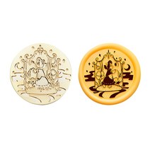 비즈 실링 왁스 도장 고양이 왁스 인감 스탬프 만화 씰링 헤드 카드 봉투 청첩장 선물 포장 스크랩북, 01 Night