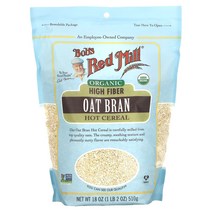 밥스 Organic High Fiber Oat Bran Hot Cereal 510g