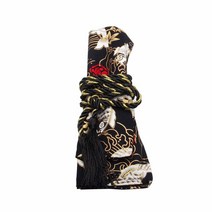 WENJTP 자동차 카타나 시프트 부츠 커버 범용 스티치 고대 일본 고풍스러운.. 정품보장, Brocade carp  black