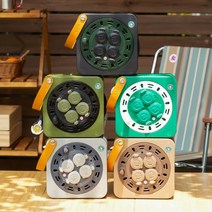 러그박스 캠핑 전기릴선 캡형 LED 큐브릴선 20M, 라이트 카키, 1개