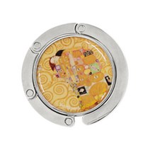 [공방상상] 클림트 명화 책상 카페 사무실 휴대용 가방걸이 가방행거, 04 성취