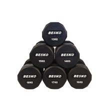 베스코 프리미엄 PEV 12각 우레탄 덤벨 3~12kg, 6kg, 1개