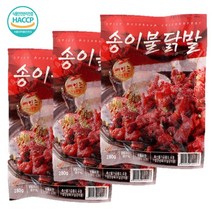 원앙에프엔비 송이불닭발 280g*3팩, 280g, 3개