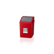 코멕스 클린푸쉬 휴지통1.38L(레드)