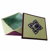 한지 한지공예 삼각함 5매, 단품