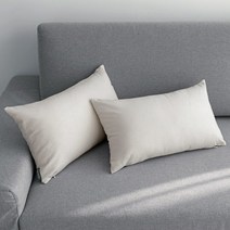 플레인 직사각 직사각형 쿠션 30x50, (플레인-아이보리)