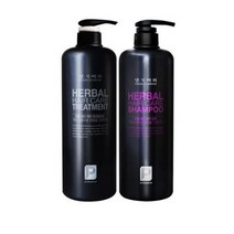 댕기머리 프로페셔널 허벌 헤어 케어 샴푸 1000ml + 트리트먼트 1000ml 세트, 1세트
