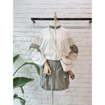 [반다리] 아노락 점퍼 스커트 속반바지 세트