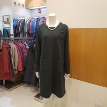 [포라리] 뉴코아 인천 논현점 분또 사선 후다 장식 원피스