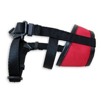 애견 소형견 미어캣 입마개 산책 훈련 짖음방지, 3호(입둘레12cm), 빨강