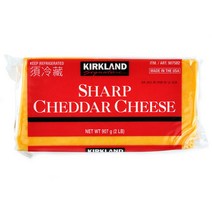 코스트코 커클랜드 시그니쳐 샤프 체다치즈 907g 블럭치즈, 단품