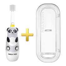 메가텐 키즈소닉 음파전동칫솔 판다+케이스, 미디엄