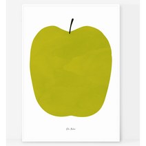 디데코 사과 그림 인테리어 풍수 집들이 개업 선물 거실 포인트 액자, 보네르[그린]