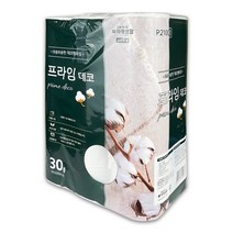 프라임 데코 화장지 휴지 롤티슈 3겹 30롤 1개 O 835EA, 1, 본상품선택