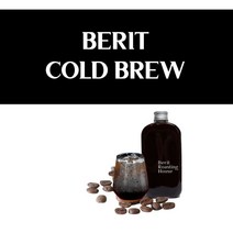 베리트콜드브루 더치커피 더치원액 더치납품, 500ml, 1개
