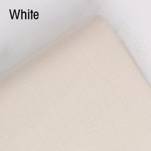 원단샘플 원단스와치 패브릭천 2세트 코튼 린넨 자수 패브릭 일반 배경 천 DIY 핸드메이드 크로스 스티치, 01 WHITE_04 1pc 50x70cm