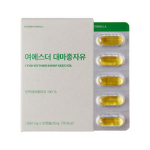 여에스더 대마종자유 에스더포뮬러 여애스더 여예스더 여에스터 1000mg 30캡슐 대마아마씨유, 2개