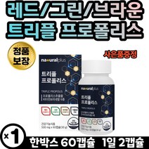 비타민 미네랄 레드 프로폴리스 식물성 츄어블 캡슐 레드 그린 브라운 프로폴리스 비타민A B2 셀렌 항산화 구강항균 식약처인증 건기식 프로폴리스 정 캡슐 씹어먹는 면역력강화 영양제