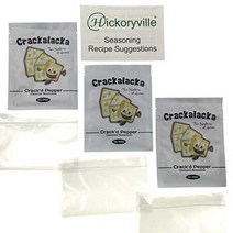 Cracked Pepper Flavor Crackalacka Saltine Cracker Seasoning Bundle - 3 Packs + 3 Zip Top Bags + Reci, 1