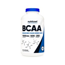 뉴트리코스트 BCAA 2:1:1 500mg 500캡슐, 1개, 기본