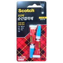 3M 강력 본드 순간 접착제 초강력 젤형 AD122-2, 3M 순간접착제 브러쉬 액상형 AD122-2