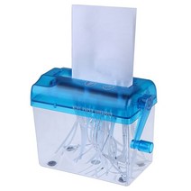 파쇄기 가정용 문서 세단기 수동 개인 정보 지우개 a6 mini hand shredder 종이 스트립 cross cut machine desktop micro manual 파일, 없음