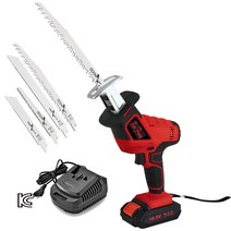 Ronfrang 18.5V More Crazy 휴대용 충전식 무선 다목적 전동왕복톱 전기톱 컷쏘, 1개