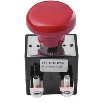ED250B-1 250A ZJK-250 Red Mushroom Head Emergency Stop Switch Compatible with Albright Electric Pal