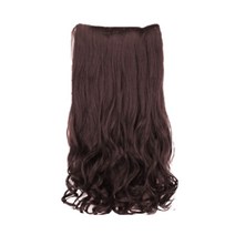 뿌이뿌이가발 헤어피스 붙임머리 부분가발 1P 웨이브, 45cm, 초크