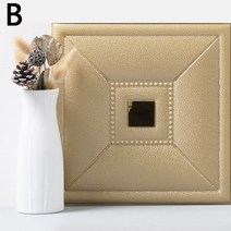 벽 천장 마감재 시트지 데코타일 부착 자체 접착 벽지 3d 벽 스티커 장식 침실 배경 벽 부드러운 거품 벽지 방수 곰팡이 방지 스티커, b