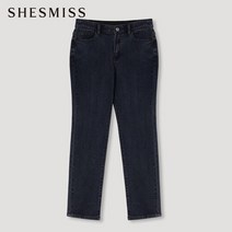SHESMISS_02 [쉬즈미스] 스트레이트 핏 데님 팬츠_SSMSLL32520_BK