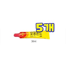 댕이몰 O공본드 노란본드 접착제 공업용 다용도 합성고무 접착제 30ml, 5개