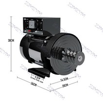 작은 발전기 세트 3kw 단상 220V 순수 구리 모터 발전기 가정용 에어컨 냉장고, 한개옵션0