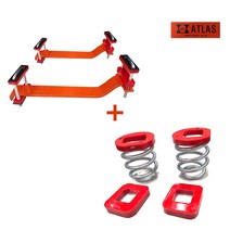 [ATC 헬퍼스프링 + TS 우레탄 코일스프링 세트] 봉고3 포터2 ev 판스프링 보강 하체 강화, 포터2 전기차, 포터2 16mm