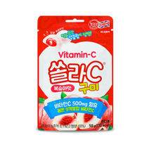 고려은단 쏠라C 구미 복숭아맛, 50g, 6개