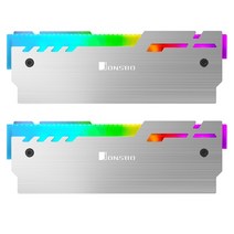 파워 2Pcs Jonsbo NC-3 NC2 A-RGB RAM Armor 5V 3Pin 메모리 쿨러 SSD 방열판 AURA SYNC 자동 알루미늄 NC3 Ram 쉘 라디에이터 MOD, 2Pcs NC-3