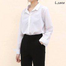 엘케이트 여성셔츠 LVET002 무지 남방 기본 블라우스d15m5