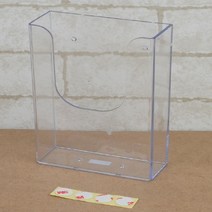 아크릴 매거진 신문 엽서 렉 랙 걸이 게시 진열 대 A6, 기본