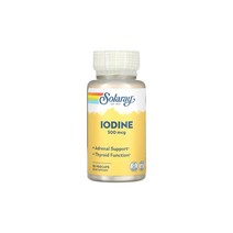 솔라레이 아이오딘 500mg 30정 베지캡슐 요오드칼륨 셀룰로스 실리카 silica Iodine PotassiumIodide, 1개, 30개