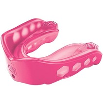 Shock Doctor Gel Max 입 보호대 축구 라크로스 하키 농구 향 마우스 가드 청소년 및 성인용 스포츠 3568782314, Pink_Youth