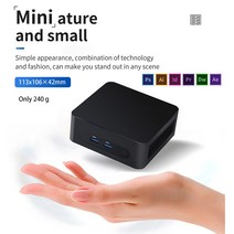 미니피씨 스틱pc 미니pc SZBOX-인텔 Alder-N Lake N95 미니 PC 윈도우 11 8GB/16GB DDR4 128GB/256GB S, 03 8GB 256GB_02 AU