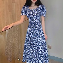 여름 원피스 드레스 6월 7월 8월 결혼식 하객 패션 제주도 옷차림 꽃무늬 치마 B111